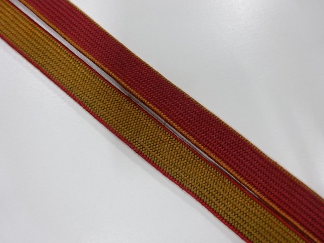  未使用品　正絹　帯留め用　手組四分紐